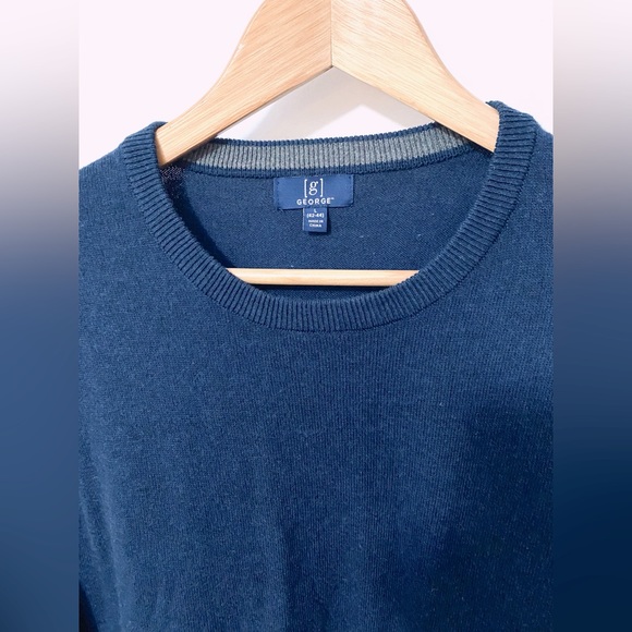 Navy Crewneck Sweater - Picture 2 of 4